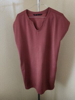 Forme Short Sleeve Pullover Dress With Pockets